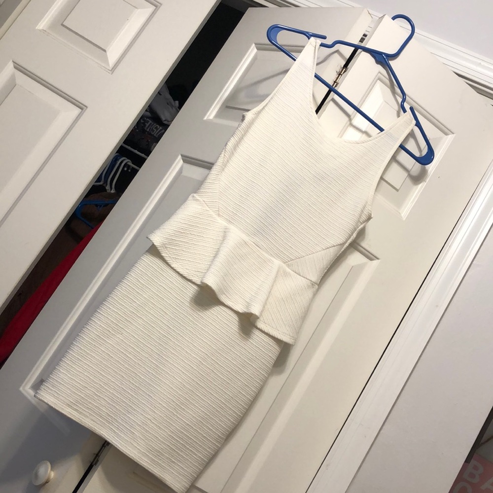 White business casual dress